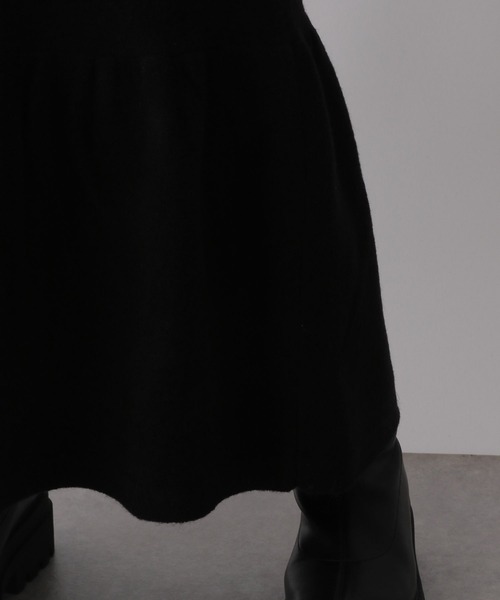 LOWRYS FARM（ローリーズファーム）の「ニットティアードワンピース　162127（ワンピース・レディース・ブラック/アイボリー/ブラウン・FREE）」の13枚目の写真