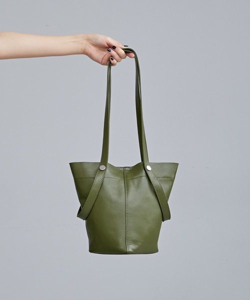 Pal collection（パルコレクション）の「ひし形2wayハンドルトート（トートバッグ・レディース・カーキ/アイボリー/ブラウン・FREE）」の20枚目の写真