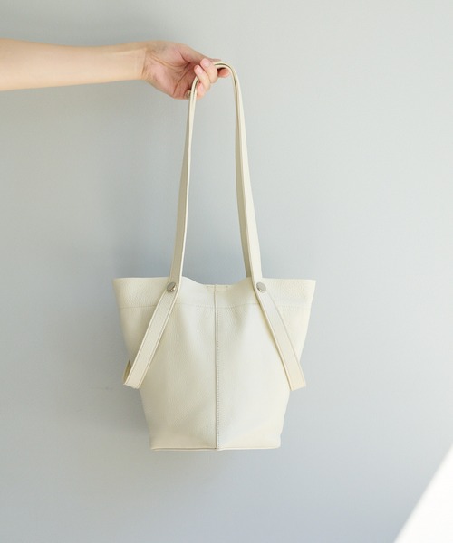 Pal collection（パルコレクション）の「ひし形2wayハンドルトート（トートバッグ・レディース・カーキ/アイボリー/ブラウン・FREE）」の9枚目の写真