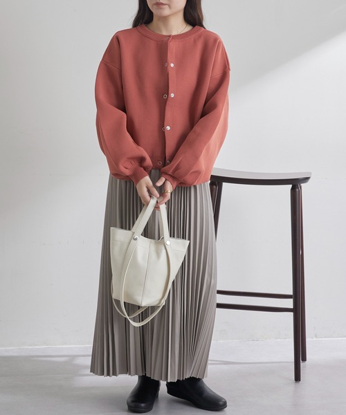 Pal collection（パルコレクション）の「ひし形2wayハンドルトート（トートバッグ・レディース・カーキ/アイボリー/ブラウン・FREE）」の6枚目の写真