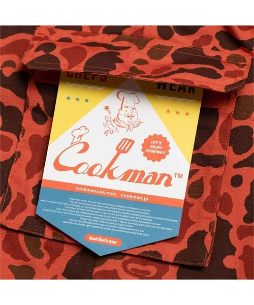 COOKMAN(クックマン)の「COOKMAN CHEF CARGO PANTS「RIPSTOP」/ DUCK HUNTER CAMO RED(カーゴパンツ・メンズ・カモフラージュ・S/M/L/XL)」の10枚目の写真
