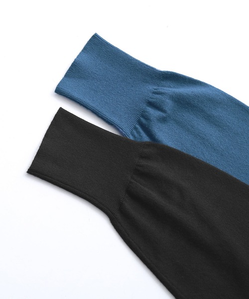 kOhAKU（コハク）の「【廃盤】『配色アシメニットロングカーディガン』（カーディガン/ボレロ・レディース・マスタード/ブラック・FREE）」の22枚目の写真