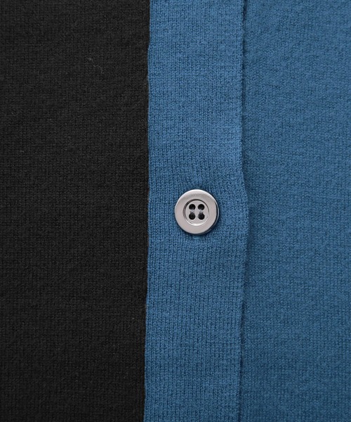 kOhAKU（コハク）の「【廃盤】『配色アシメニットロングカーディガン』（カーディガン/ボレロ・レディース・マスタード/ブラック・FREE）」の19枚目の写真