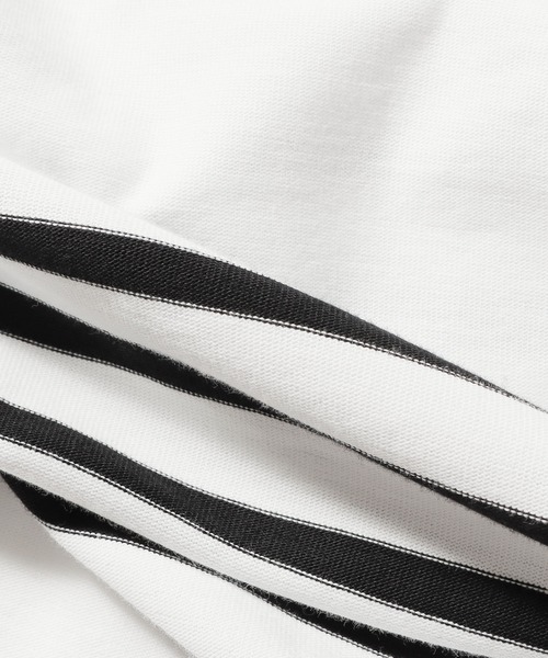 SAINT JAMES（セントジェームス）の「Saint James/セントジェームス NAVAL ナヴァル 長袖ボーダーTシャツ（Tシャツ/カットソー・メンズ・ホワイト×ブラック・XL/S/M/L）」の14枚目の写真