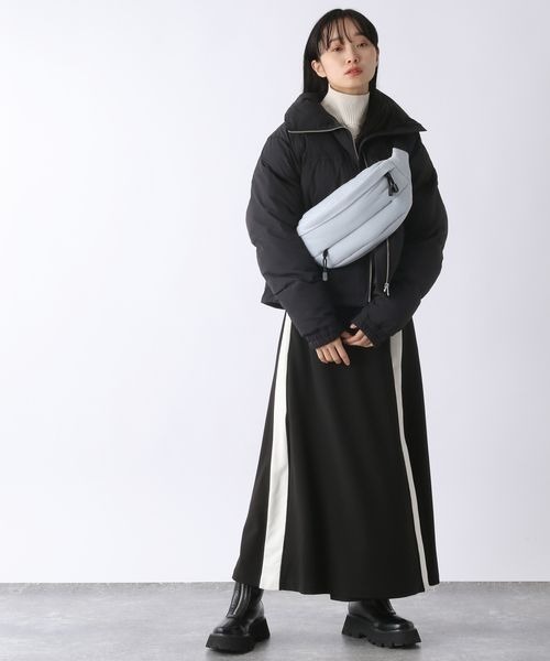 ひろ出品 JEANASIS（ジーナシス）の「ラインラップスカート/174599