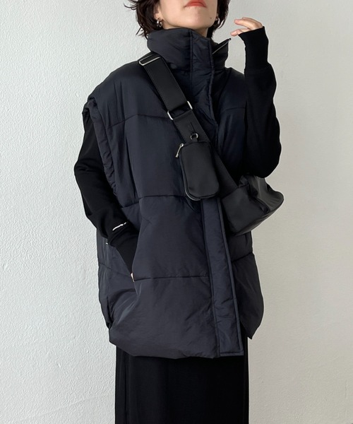 wee9s（ウィークス）の「OBENTOU BAG / ミニポーチ付きスクエアバッグ（ショルダーバッグ・レディース・ブラック/レッド・FREE）」の11枚目の写真