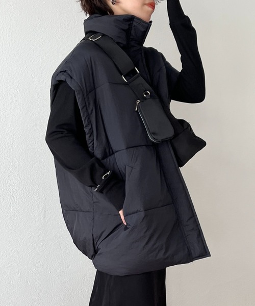wee9s（ウィークス）の「OBENTOU BAG / ミニポーチ付きスクエアバッグ（ショルダーバッグ・レディース・ブラック/レッド・FREE）」の19枚目の写真