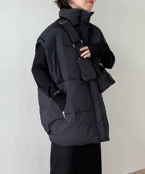 wee9s（ウィークス）の「OBENTOU BAG / ミニポーチ付きスクエアバッグ（ショルダーバッグ・レディース・ブラック/レッド・FREE）」の16枚目の写真
