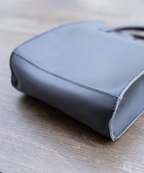  MAKE UP（メイクアップ）の「MAKE UP 山羊革 レザー ミニショルダー（ショルダーバッグ・レディース・グレー/ブラック/ベージュ・FREE）」の6枚目の写真