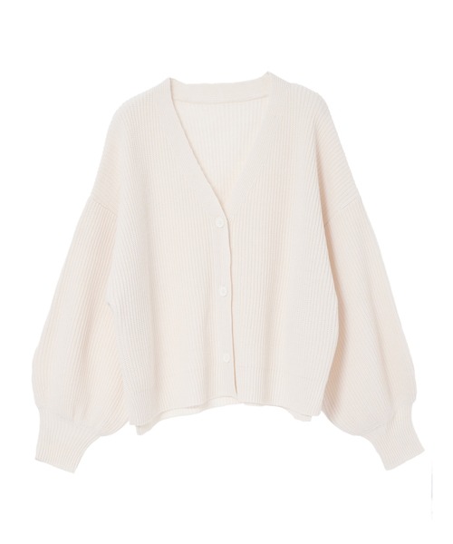 fifth（フィフス）の「袖ボリュームニットカーディガン（カーディガン/ボレロ・レディース・ピンク/オフホワイト/ネイビー/ブラック・S/M）」の17枚目の写真