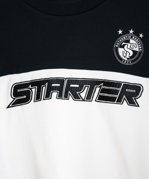 STARTER(スターター)の「∴WEGO/STARTER別注切替プルオーバー(スウェット・メンズ・ブラック/ホワイト・MEDIUM/LARGE)」の17枚目の写真