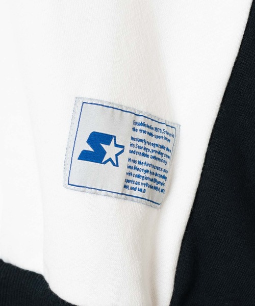 STARTER(スターター)の「∴WEGO/STARTER別注切替プルオーバー(スウェット・メンズ・ブラック/ホワイト・MEDIUM/LARGE)」の18枚目の写真