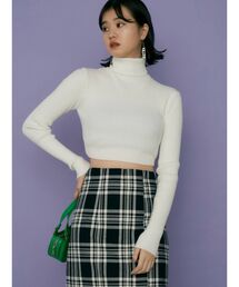 EMODA | ハイネッククロップニット(ニット/セーター)