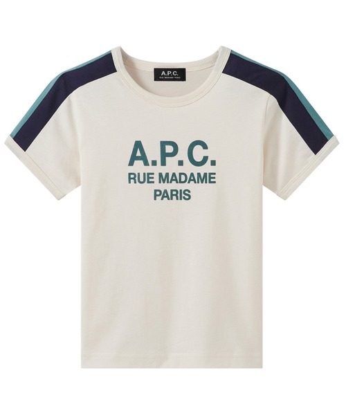 A.P.C.（アーペーセー）の「T-SHIRT TILI 2-6  23PE enfant（Tシャツ/カットソー・キッズ・グリーン系その他/ピンク/グリーン・XL/6Y）」の5枚目の写真
