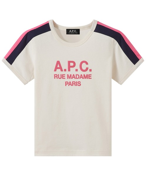 A.P.C.（アーペーセー）の「T-SHIRT TILI 2-6  23PE enfant（Tシャツ/カットソー・キッズ・グリーン系その他/ピンク/グリーン・XL/6Y）」の7枚目の写真