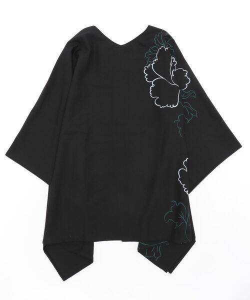 カヤ（カヤ）の「【カヤ】寒牡丹トップス（その他トップス・レディース・ネイビー/レッド系その他/スミクロ・FREE）」の7枚目の写真