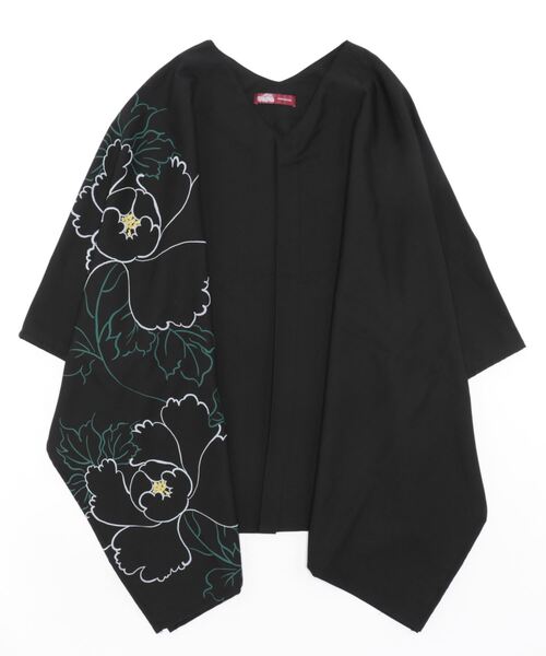 カヤ（カヤ）の「【カヤ】寒牡丹トップス（その他トップス・レディース・ネイビー/レッド系その他/スミクロ・FREE）」の11枚目の写真