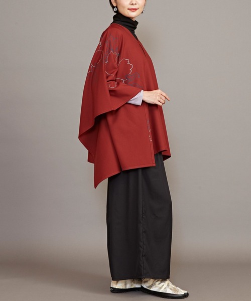 カヤ（カヤ）の「【カヤ】寒牡丹トップス（その他トップス・レディース・ネイビー/レッド系その他/スミクロ・FREE）」の16枚目の写真