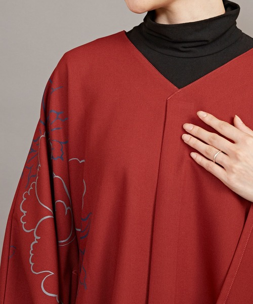 カヤ（カヤ）の「【カヤ】寒牡丹トップス（その他トップス・レディース・ネイビー/レッド系その他/スミクロ・FREE）」の14枚目の写真