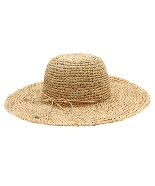 ROSE BUD COUPLES （ローズ バッド カップルズ）の「(NY HAT)7145 RAFFIA FLOPPY（ハット・レディース・ナチュラル・ONE SIZE）」の8枚目の写真