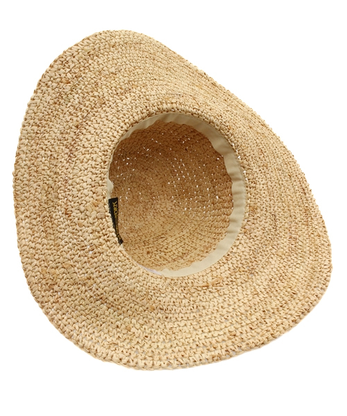 ROSE BUD COUPLES （ローズ バッド カップルズ）の「(NY HAT)7145 RAFFIA FLOPPY（ハット・レディース・ナチュラル・ONE SIZE）」の6枚目の写真