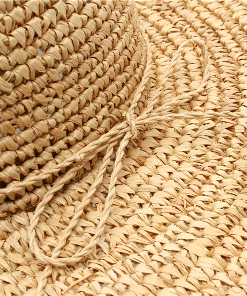 ROSE BUD COUPLES （ローズ バッド カップルズ）の「(NY HAT)7145 RAFFIA FLOPPY（ハット・レディース・ナチュラル・ONE SIZE）」の4枚目の写真