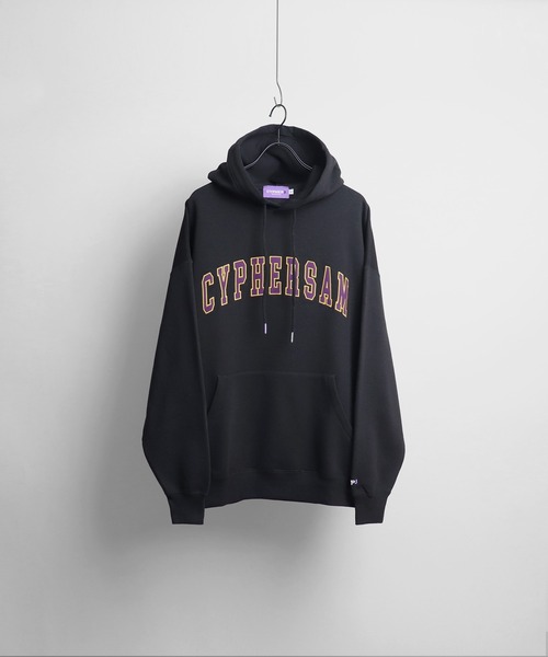 CYPHER3（サイファーサム）の「【CYPHER3】Arch classic logo hoodie アーチクラシックロゴフーディ（パーカー・メンズ・ブラック/グリーン/アイボリー・M/L）」の4枚目の写真