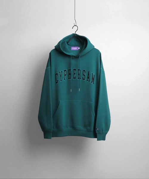 CYPHER3（サイファーサム）の「【CYPHER3】Arch classic logo hoodie アーチクラシックロゴフーディ（パーカー・メンズ・ブラック/グリーン/アイボリー・M/L）」の12枚目の写真