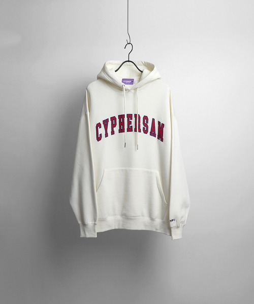 CYPHER3（サイファーサム）の「【CYPHER3】Arch classic logo hoodie アーチクラシックロゴフーディ（パーカー・メンズ・ブラック/グリーン/アイボリー・M/L）」の8枚目の写真
