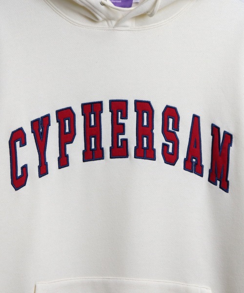 CYPHER3（サイファーサム）の「【CYPHER3】Arch classic logo hoodie アーチクラシックロゴフーディ（パーカー・メンズ・ブラック/グリーン/アイボリー・M/L）」の11枚目の写真