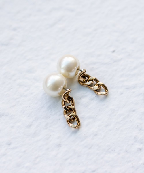 mystic(ミスティック)の「Lara チョコメッキピアス(ピアス(両耳用)・レディース・ゴールド・ONE SIZE)」の6枚目の写真