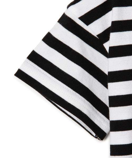 green label relaxing（グリーンレーベルリラクシング）の「【KIDS】B×W サキゾメボーダーTシャツ◆（Tシャツ/カットソー・キッズ・その他1・105/135/115/125/95）」の4枚目の写真