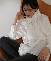 NATURAL BEAUTY BASIC | ビッグボウブラウス(シャツ/ブラウス)