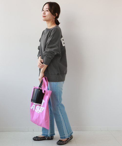 JOURNAL STANDARD relume（ジャーナルスタンダード　レリューム）の「《追加》 【HOLIDAYS COMFORT】ヴィンテージ加工スウェット（スウェット・レディース・ブラック系その他/ベージュ系その他・FREE）」の11枚目の写真