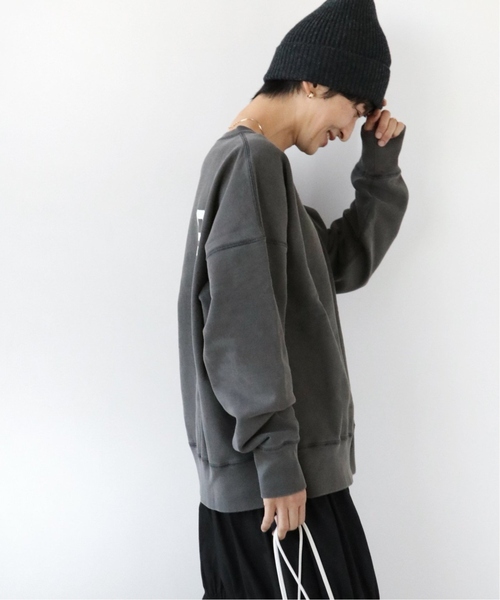 JOURNAL STANDARD relume（ジャーナルスタンダード　レリューム）の「《追加》 【HOLIDAYS COMFORT】ヴィンテージ加工スウェット（スウェット・レディース・ブラック系その他/ベージュ系その他・FREE）」の8枚目の写真