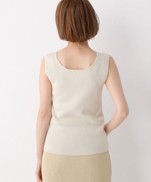 A part by(アパートバイ)の「2WAYニットタンク(タンクトップ・レディース・アイボリー/ライトブラウン/ブラック/ブルー/ブラウン・FREE)」の10枚目の写真