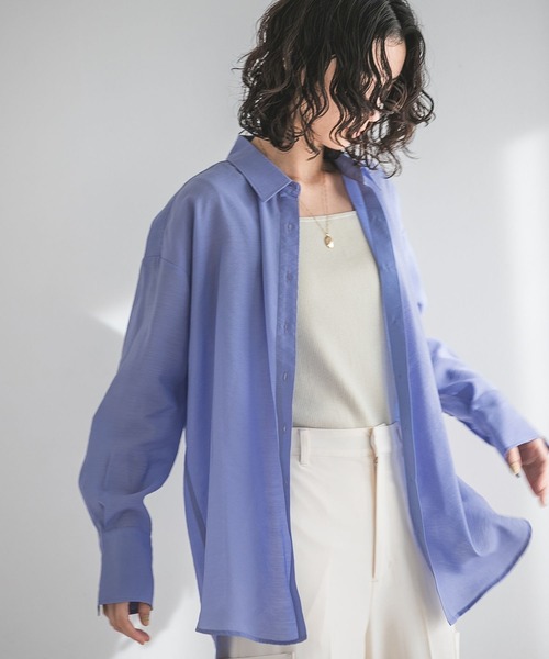 A part by(アパートバイ)の「2WAYニットタンク(タンクトップ・レディース・アイボリー/ライトブラウン/ブラック/ブルー/ブラウン・FREE)」の6枚目の写真