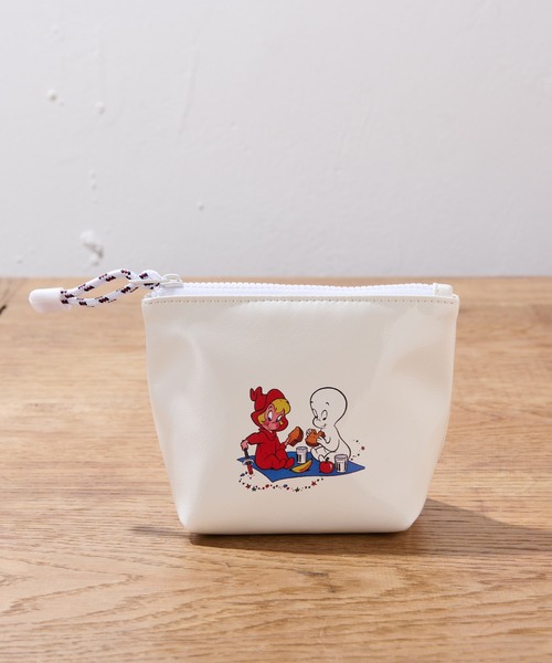 BIRTHDAY BAR（バースデイバー）の「キャスパー ピクニックミニポーチ（ポーチ・レディース・ホワイト/ブラック・フリー）」の3枚目の写真