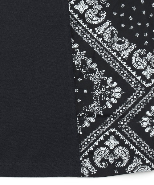 チチカカ(チチカカ)の「バンダナプリント切り替えプルオーバー(Tシャツ/カットソー・レディース・ライトベージュ/ネイビー・FREE)」の13枚目の写真