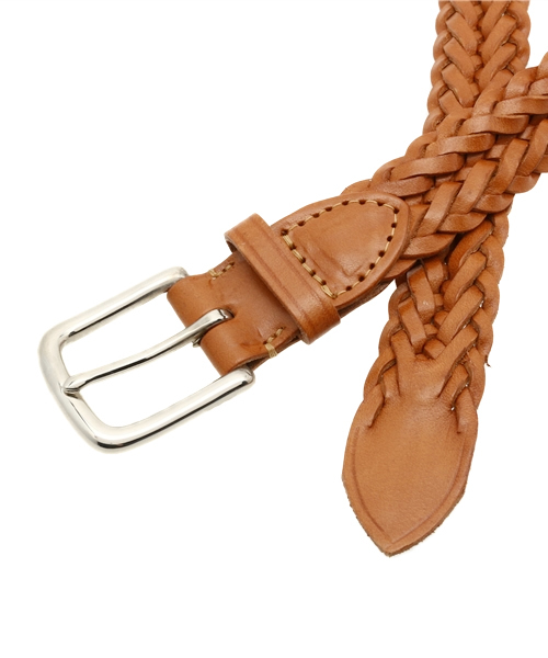 WHITE HOUSE COX（ホワイトハウスコックス）の「＜Whitehouse Cox＞ LTR MESH BELT28mm（ベルト・メンズ・ブラック/ブラウン/ダークブラウン・36inch/34inch/32inch）」の4枚目の写真