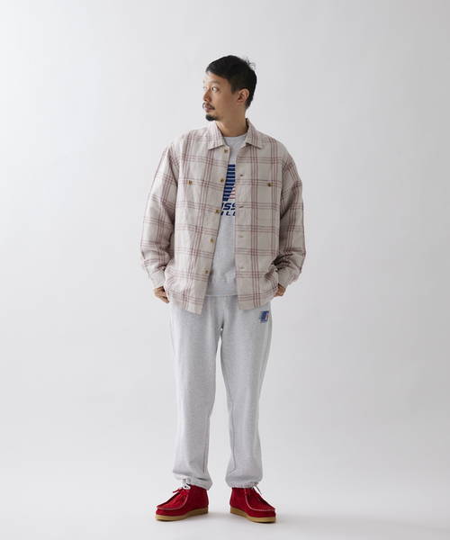 JOURNAL STANDARD relume（ジャーナルスタンダード　レリューム）の「【ALASKAN / アラスカン】ライトチェック ワークシャツ（シャツ/ブラウス・メンズ・ライトグレー/サックスブルー/アイボリー・MEDIUM/LARGE）」の18枚目の写真