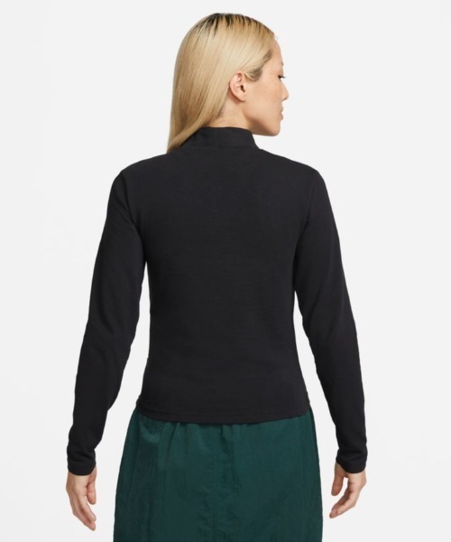 NIKE(ナイキ)の「【NIKE】MOCK LS TOP NCPS(Tシャツ/カットソー・レディース・ブラック・MEDIUM/SMALL)」の4枚目の写真