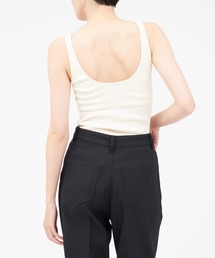 HAKUJI（ハクジ）の「HAKUJI Random rib bra V-TT（タンクトップ