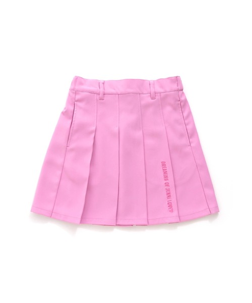 JENNI love（ジェニィラブ）の「カラーツイルプリーツスカート（スカート・キッズ・イエロー/サックスブルー/ピンク・130cm/140cm/150cm/160cm）」の8枚目の写真