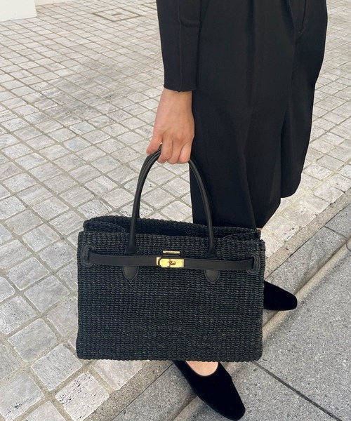 COTTO（コトゥー）の「【COTTO】ABACA ハンドバッグ（ハンドバッグ・レディース・ブラック・FREE）」の18枚目の写真