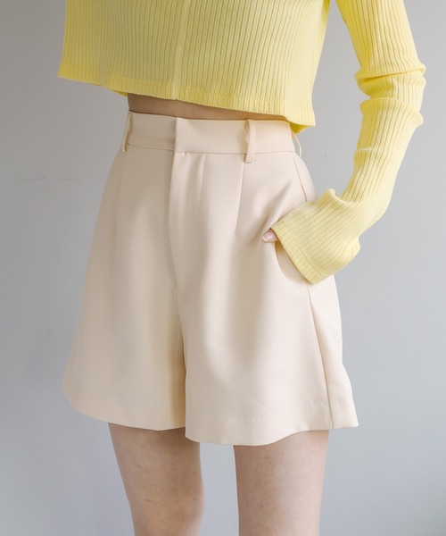 mystic(ミスティック)の「【2サイズ展開!】シンプルショートパンツ(その他パンツ・レディース・ブラック/グレー/アイボリー・1/2)」の14枚目の写真