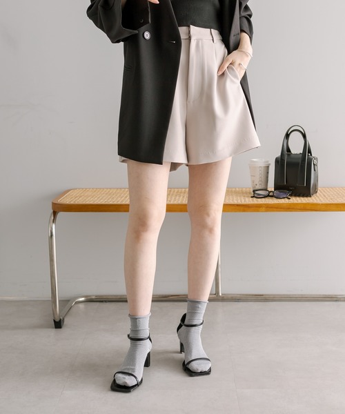 mystic(ミスティック)の「【2サイズ展開!】シンプルショートパンツ(その他パンツ・レディース・ブラック/グレー/アイボリー・1/2)」の18枚目の写真