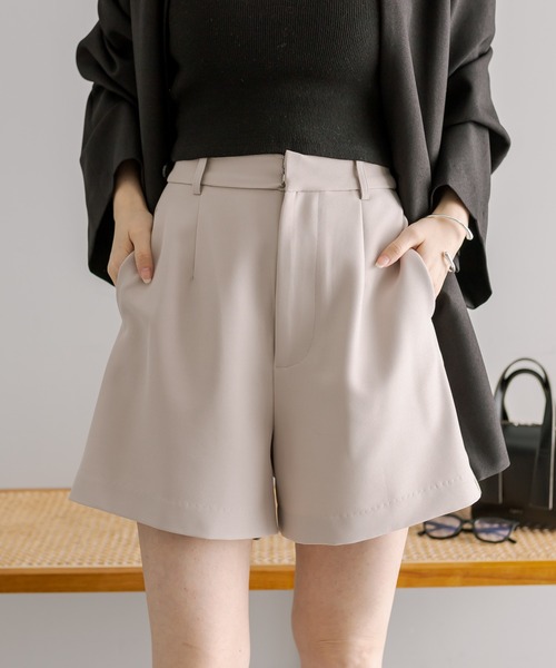 mystic(ミスティック)の「【2サイズ展開!】シンプルショートパンツ(その他パンツ・レディース・ブラック/グレー/アイボリー・1/2)」の20枚目の写真