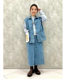 70s USA製 vintage Lee 裏地ボア STORMRIDER デニムベスト