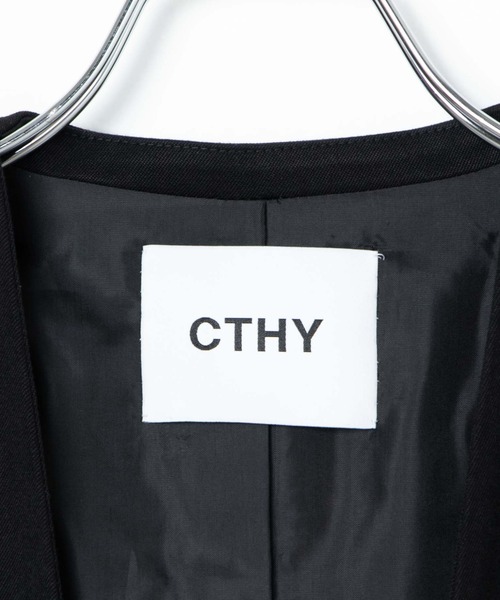 【CTHY】 ノーカラージャケット ブラックセットアップ THE STANDARD×CTHYコラボ】ノーカラージャケット – WEGO ONLINE